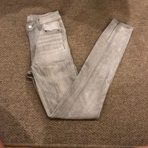 American eagle gray skinny jeans
